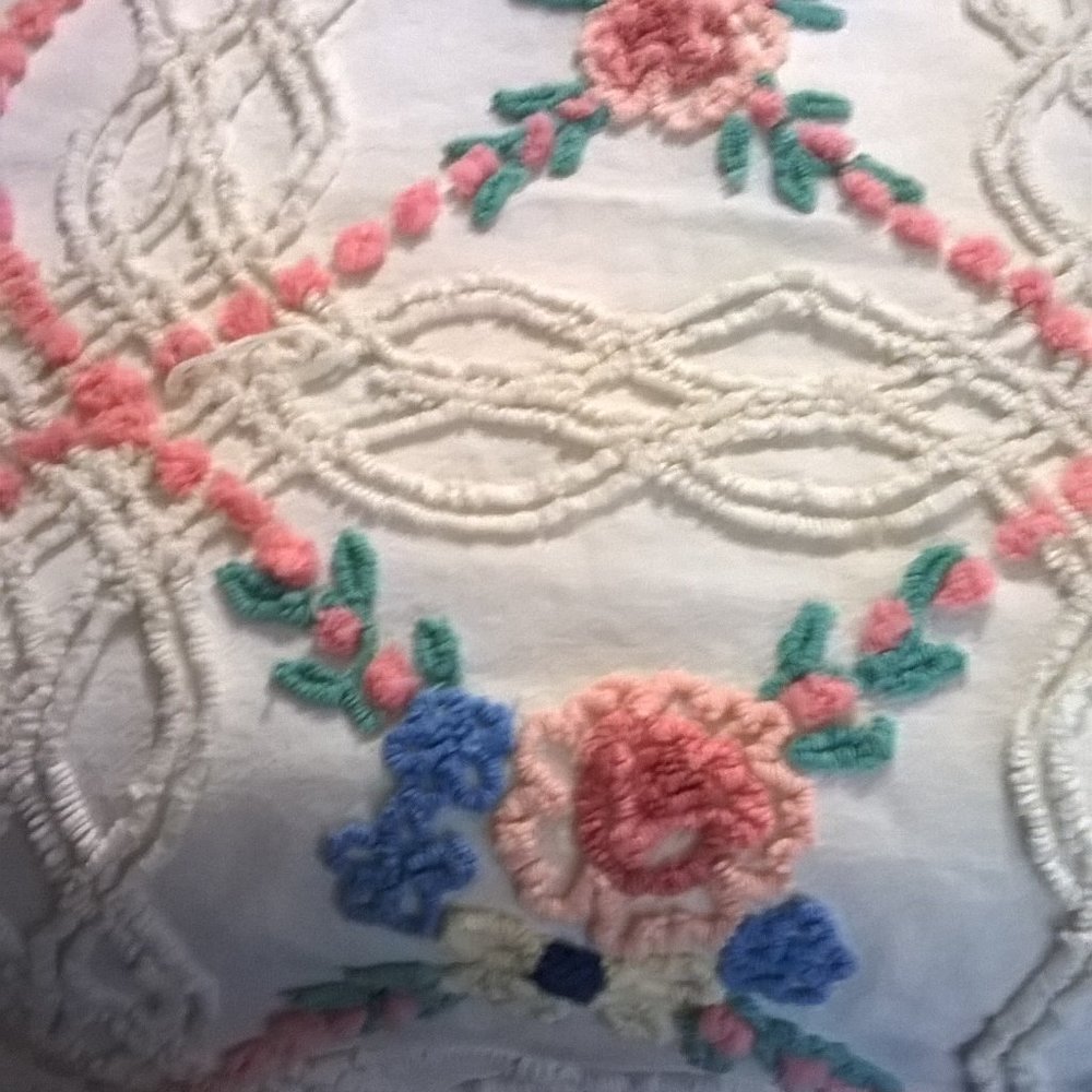 Chenille bedspread